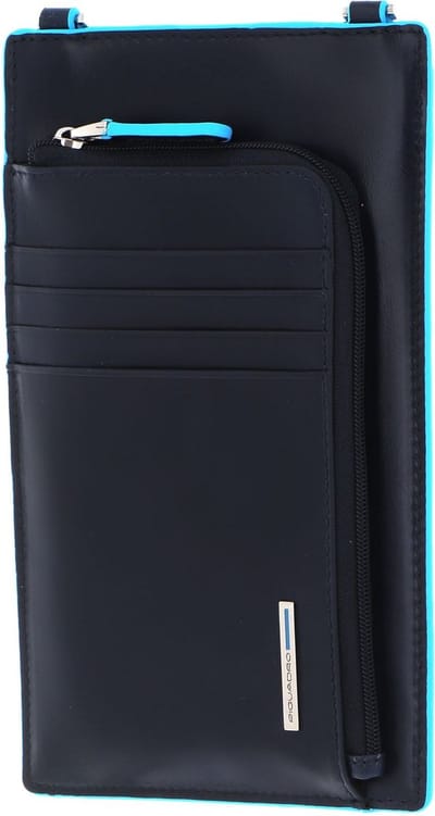 PIQUADRO Telefoontasje Blue Square Pocket Crossbody Bag For Smartphone Blu2 Blauw