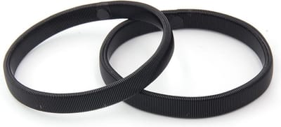 1 Paar mouwophouders sleeve holders zwart 20 cm metaal