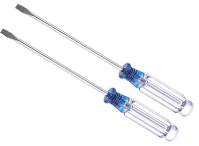 Mini Sleufschroevendraaier 3,0 mm - 127 mm Lengte en Anti-slip Handvat voor Kleine Klussen