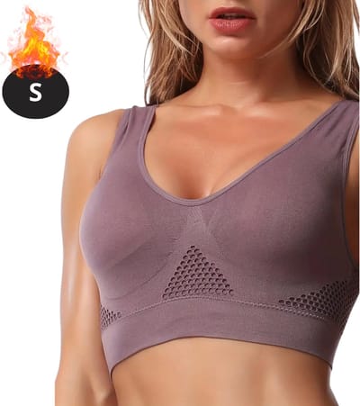Bovista BH Zonder Beugel - Zonder Bandjes - Push-up Bh's - Comfort Beha - Gemengd - Paars - Maat S
