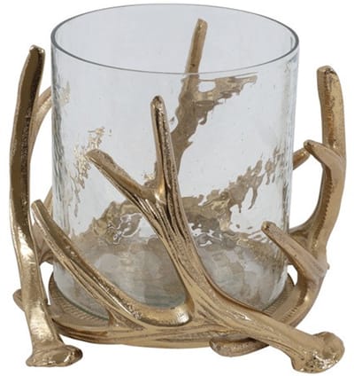 Countryfield Kandelaar Gewei M goud-L21B21H14CM