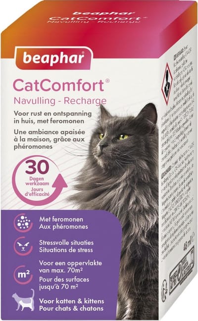 Beaphar Catcomfort Navulling Verdamper - Anti stressmiddel - 48 ml Navulling
