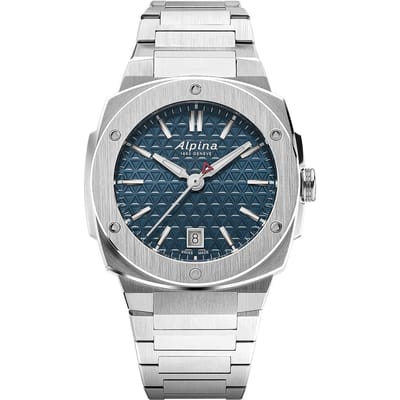 Alpina Alpiner Extreme AL-220TB2AE6B Horloge - Staal - Zilverkleurig - Ø 34 mm