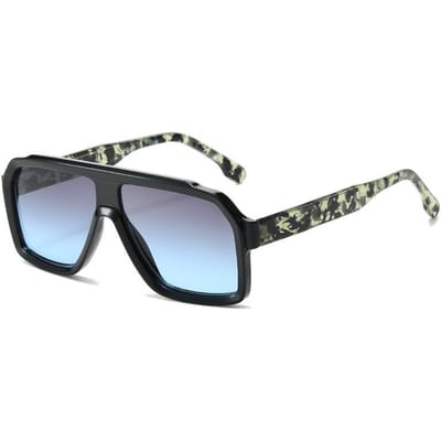 Lunettes de Soleil Carrées Femmes Monture Bicolore Lunettes Solaires Féminines Lunettes de Soleil de Designer Hommes Lunettes de Soleil de Luxe Lunettes UV400 as picture gray