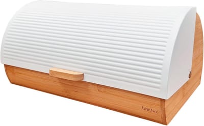 Nordic Broodtrommel van Bamboe met Schuifdeksel - Moderne Keukenoplossing voor Vers Brood en Gebak