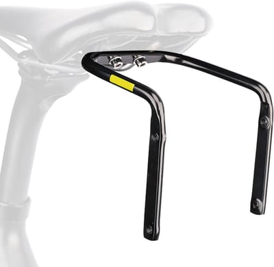 Fietszadel Stabilisator - Tashouder Achter - Tassen Bevestigen Fiets - Anti-Schok Bevestiging - 15 x 12 x 10 cm - Zwart