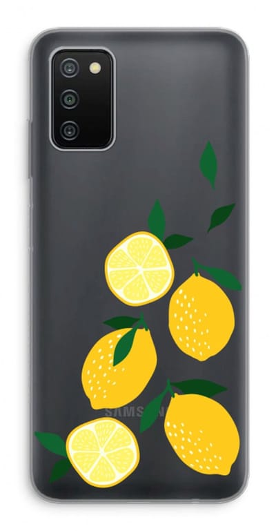 Case Company® - Hoesje geschikt voor Samsung Galaxy A03S hoesje - You're my lemon - Soft Cover Telefoonhoesje - Bescherming aan alle Kanten en Schermrand