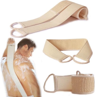 Waledano® Vloerkleedwasser - Doucheborstel - Scrub Massage Douche & Bad Lichaam Borstel - Douchespons - Badborstel - Huidborstel - Wasborstel - Beige