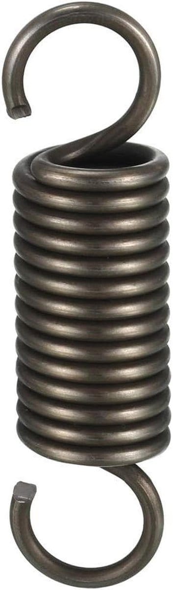 Trekveer Dubbele Haak - Kleineveer - Bevestigen - Verenstaal Materiaal - 25x18x70 mm - Zilverkleurig