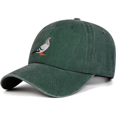 Unisex Duivenborduuur Was Denim Baseballpetten Lente Herfst Buiten Verstelbaar Casual Petten Zonbescherming Pet Sportpet gray
