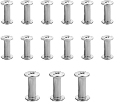 15 Sets Chicago Screw Piles - Metalen Rivets voor Reparatie van Tassen, Harnassen en Rugzakken