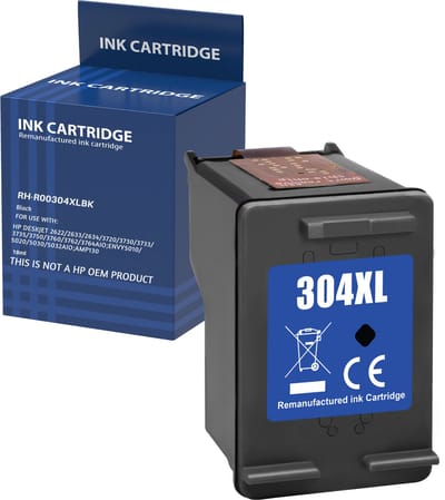 Inktcartridge geschikt voor HP 304XL zwart compatibel HP DeskJet 2600 2620 2630 3720 3730 3750 3760 Envy 5000 5010 5020 5030 5032 5034 5052 5050 5055