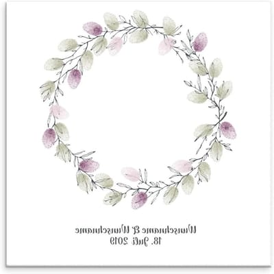 Gastenboek Bruiloft - Vingerafdruk Boom - Herinnering Maken - Gepersonaliseerd Canvas - 50 x 50 cm - Wit Grijs