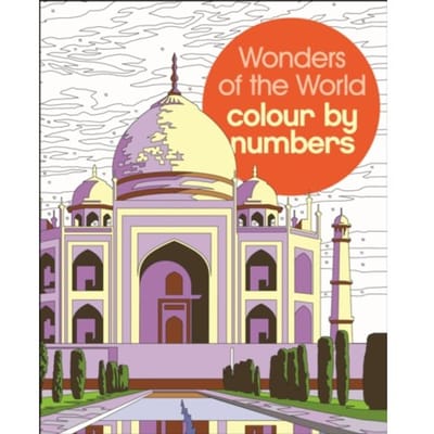 Wonders Of The World Colour By Numbers - Arcturus Colour By Numbers Collection - David Woodroffe
