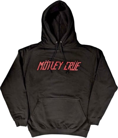 Motley Crue - Distressed Logo Hoodie/trui - S - Zwart