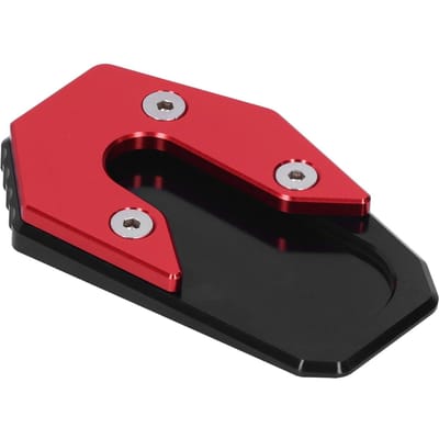 Motorfiets Zijstandaard Basis Verlenging Vergroot AntiSlip Kickstand Geschikt voor R1200RT 20142018(Titanium ) rood