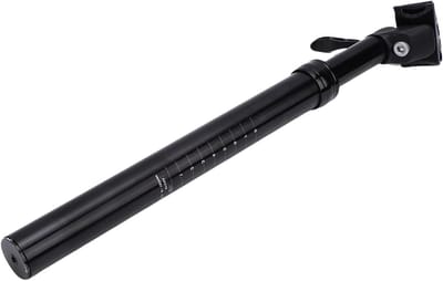 Fiets Zadelpen - Verende Zadelpen - Comfortabel Fietsen - Handmatige Hoogteverstelling - 31.6mm Diameter - Zwart