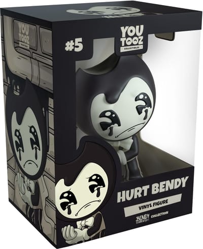 Verwond Vinyl Figuur met Inkt Tranen - Actiefiguur Desktop Decoratie