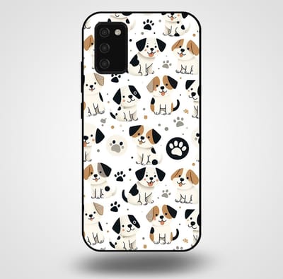 Smartphonica Telefoonhoesje voor Samsung Galaxy A03s met honden opdruk - TPU backcover case honden design geschikt voor Samsung Galaxy A03S