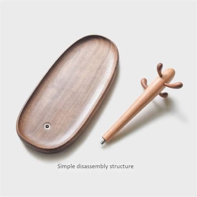Sieraden Opberger - Juwelen Display - Sieraden Organiseren - Natuurlijk Hout Materiaal - 26 x 12 x 19.5 cm