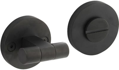 Intersteel WC-sluiting Shiraat Grand&Johnson éénzijdig verdekt bediening links ø55x8mm PVD zwart