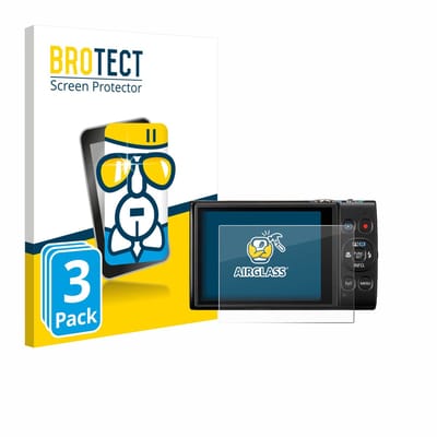 Screenprotector 3 Stuks voor Canon Digital Ixus 285 hs Beschermglas transparant