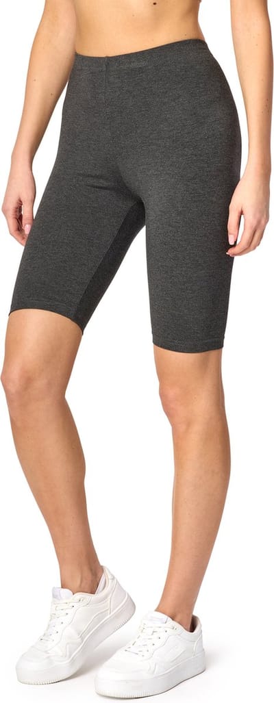 Bellivalini BLV-BLV50-149-LE Dames Leggings - Sport - Vrijetijdsbroek - Kort - Viscose - Sporbroek - Yogabroek - Donker Gemêleerd - XL