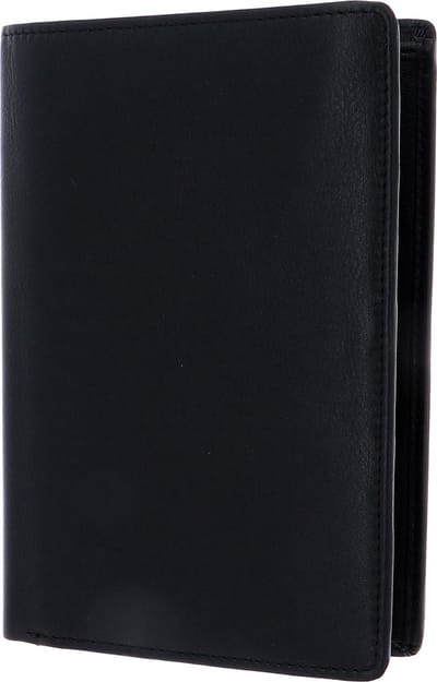 PICARD Leren Portemonnee Eurojet Scheintasche Black Zwart