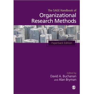 The Sage Handbook Of Organizational Research Methods - Buchanan