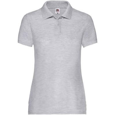 Fruit of the Loom Dames/dames Dame Fit Piqué Polo Shirt (Heide Grijs)