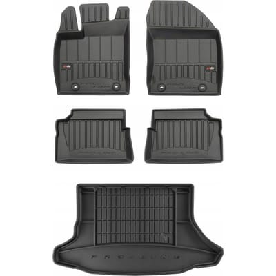 FROGUM Proline – Automatten & Kofferbakmat Set – Perfecte Pasvorm – Geurloos TPE – Slijtvast