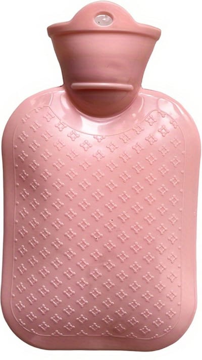 Livano Warmwaterzak - Warmtekussen - Warmwaterkruik - Warmtekruik - Knuffel - Kruik - Bag - Met Hoes - Roze - 500ML