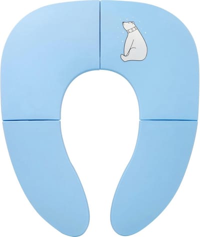 Opvouwbare reispot voor peuters - toiletbril met antislip zuignappen en gratis reistas