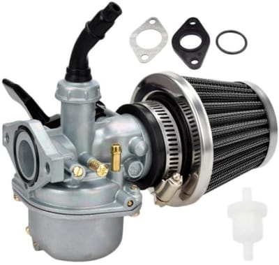 Dailygoods- Carburateur 19mm - Carburateur Synchronisatie Set - Luchtfilter - Mini Motor ATV - 50cc/70cc/90cc/110cc/125cc - Metaal/Rubber - Motorcarburateur
