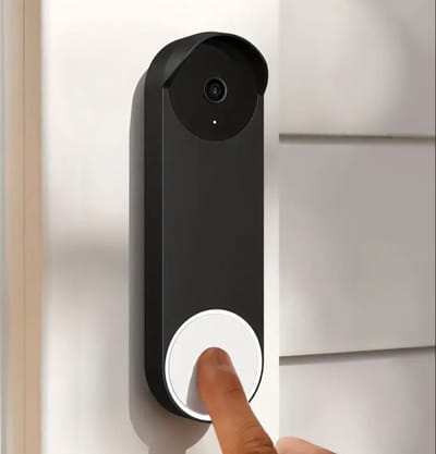 Beveiligingscamera Hoes - Zwart - Google nest video deurbel batterij - Google nest - NIET op netvoeding/NIET bedraad -Beschermhoes - anti regen - helder zichtvideodeurbel beschermer - videodeurbel hoes- videodeurbel cover - videodeurbel bescherming -