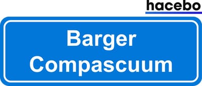 Hacebo - Plaatsnaam Sticker - 29x10 CM - Barger Compascuum sticker - Verkeersborden sticker - grappige cadeaus - Barger Compascuum