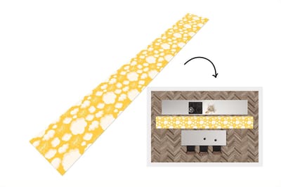 Keukenloper - Keukenmat - Popcorn - Quotes - Patronen - Pop - 400x50 cm - Keuken vloerkleed