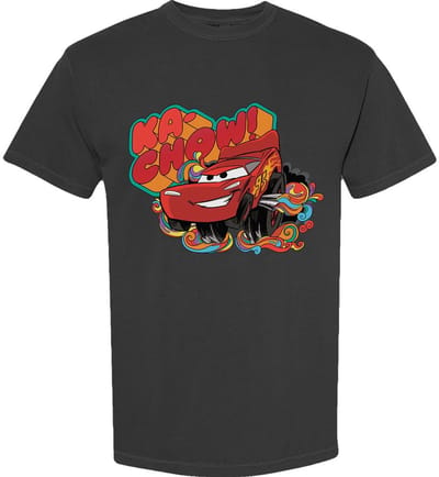 Disney - Cars Ka-Chow Heren T-shirt - S - Grijs
