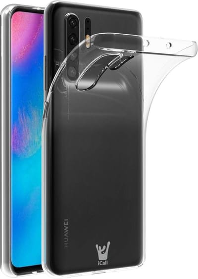 Hoesje geschikt voor Huawei P30 Pro Hoesje - Transparant Siliconen TPU Soft Gel Case