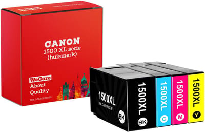 4-pack | Geschikt voor Canon PGI-1500 XL inktcartridges - Geschikt voor Maxify MB2050 - MB2150 - MB2155 - MB2350 - MB2750 - MB2755