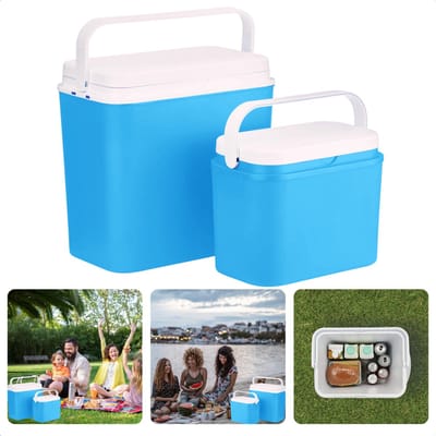 Koelbox Set - Koelboxen - 2 Stuks - 10L & 24L - 26x18x31cm & 39x24x39cm