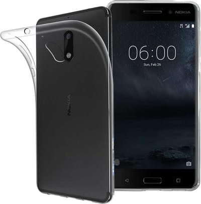 ebestStar - Hoes geschikt voor Nokia Nokia 6, Back Cover, Beschermhoes anti-luchtbellen hoesje, Transparant