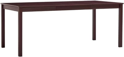 Eettafel Grenenhout - Keukentafel Eetkamer - Thuis Kantoor Café - Massief Hout Duurzaam - 180x90x73 cm - Donkerbruin
