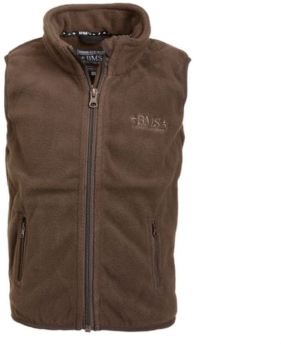 BMS Kinderjas Antarctisch Clima-Fleece Vest Bruin