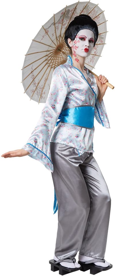 dressforfun - Betoverende Geisha Aiko S - verkleedkleding kostuum halloween verkleden feestkleding carnavalskleding carnaval feestkledij partykleding - 302685