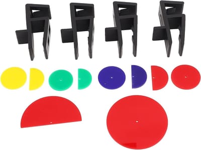 Timmerwerk Jigs Set - Houtbewerking Gereedschap - Kasten Monteren - Veelzijdige Compatibiliteit - 15-18 mm - Grijs