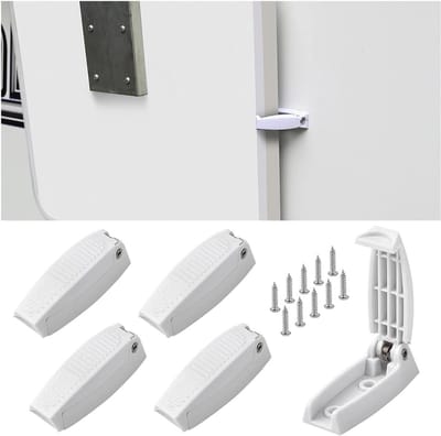 Deurhouders Caravan - Deurvangers Camper - Deuren Open Houden - Eenvoudige Installatie - 5 stuks - Wit