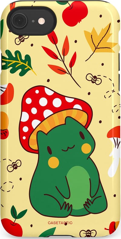 Casetastic Hoesje Geschikt voor Apple iPhone 7/8/SE - Stijlvolle Beschermende Duo-layer Case - Kwakende vriendjes