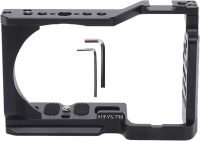 Aluminium Video Rig Camera Cage voor ZV E10 - Stabiele Camera Stabilizer met L-vormige Handgreep en Accessoires