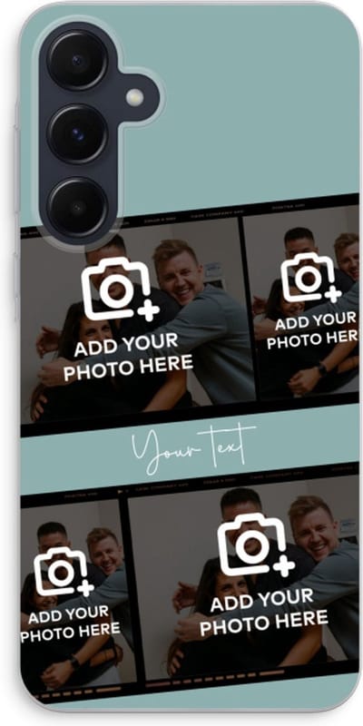 Gepersonaliseerd - Case Company® - Hoesje geschikt voor Samsung Galaxy A55 hoesje - Filmrol N°2 - Soft Cover Telefoonhoesje - Bescherming aan alle Kanten en Schermrand